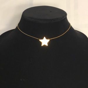 Winard gold filled star necklace - vintage